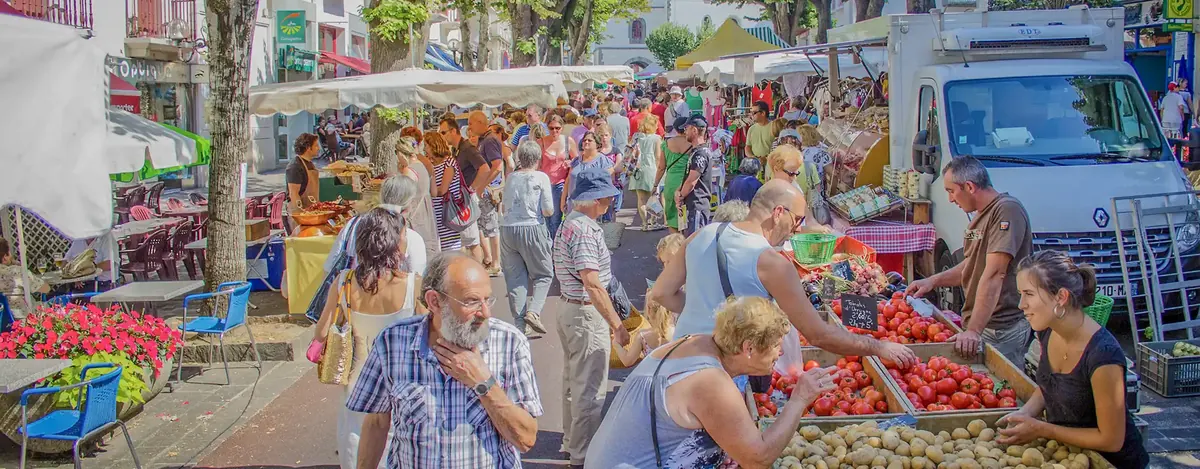 Lokale Märkte in der Ardèche