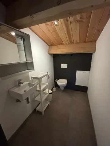 WC im Obergeschoss von Gîte 3
